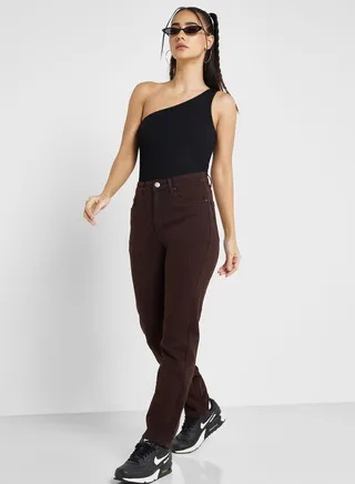High Waist  Mom Fit Jeans 
