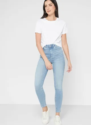 High Waist Skinny Jeans 
