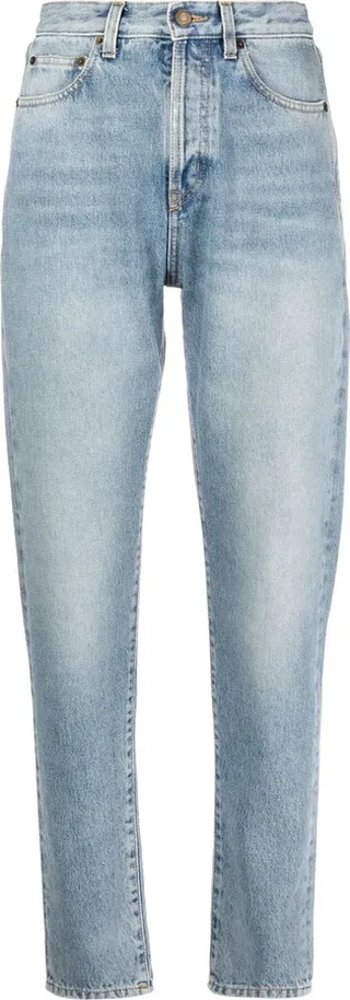 High-Rise Slim-Fit Jeans