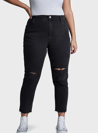 High Waist Mom Jeans 