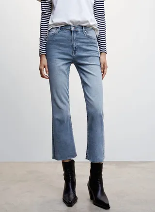 High Waist Flared Jeans 