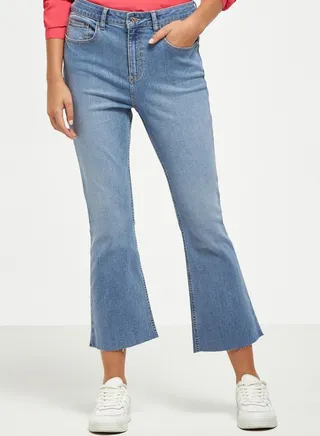 Flared High Waist Jeans 