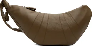 LEMAIRE Brown Large Croissant Bag