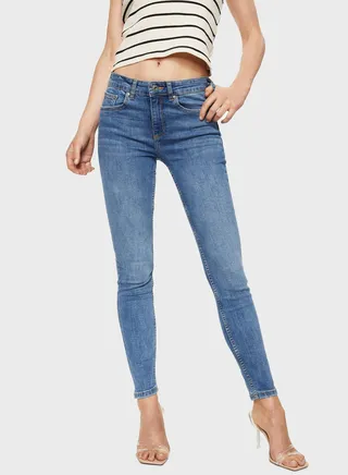 High Waist Skinny Jeans 