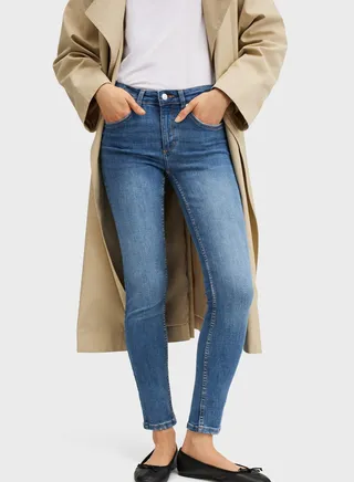 High Waist Skinny Jeans 