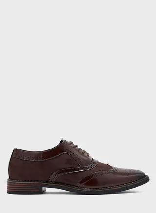 Wing Cap Detail Formal Oxford Lace Ups