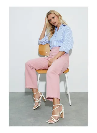 Petite Organic Colored High Waisted Jean 