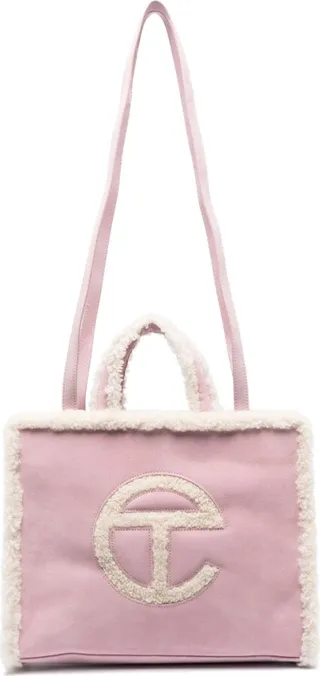 x Telfar sheepskin tote bag
