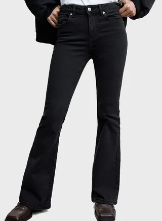 Flared High Waist Jeans 