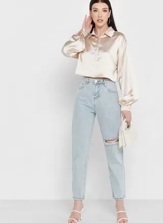 High Waist Jeans 