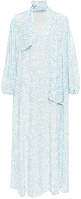 Raeya crepe de chine midi dress