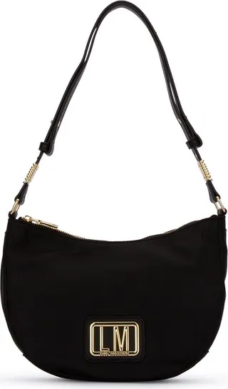 Love Moschino LM Plaque Hobo Bag