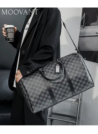 Fashion Business Large Capacity Travel Bag Waterproof Sports Fitness Bag Business Trip Boarding Storage Bag 