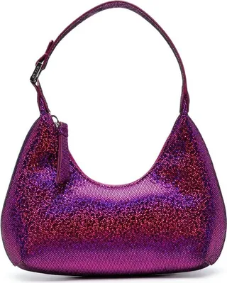 BY FAR- Baby Amber Leather Shoulder Bag