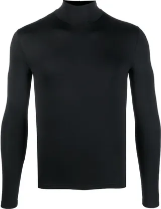 roll-neck long-sleeve T-shirt