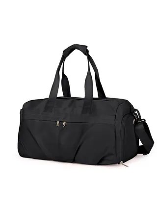 Travel Duffel Bag, Sport Gym Tote Bags, Gym Bag with Shoes Compartment and Wet Pocket, Waterproof Weekend Overnight Bag 