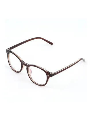 men UV Protection Oval Eyeglass Frames 