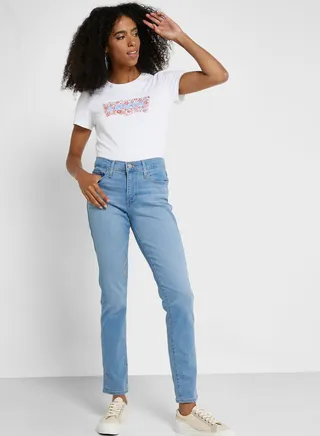 High Waist Skinny Jeans 
