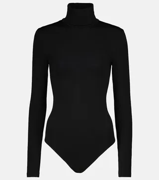 Colorado cotton-blend turtleneck bodysuit