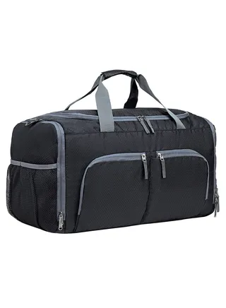 Sports Gym Duffel Bag Black/Grey 