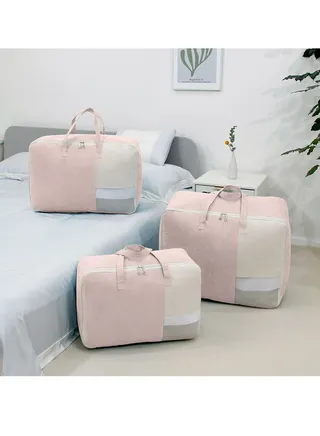 M MIAOYAN student quilt storage bag clothes finishing packing moving bag waterproof travel storage bag 60*50*28 (1 piece) 