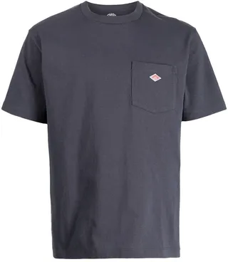 chest-pocket cotton T-shirt