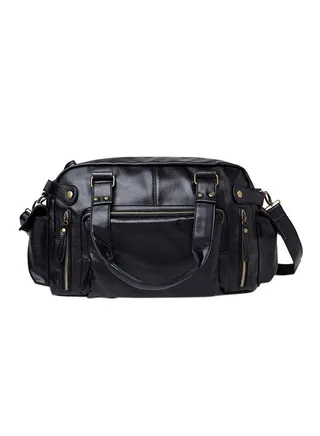 Large Capacity Travel Duffel Bag Black 