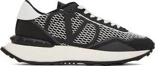 Valentino Garavani Black & White Netrunner Sneakers