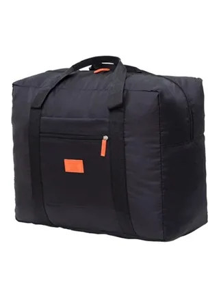 Waterproof Folding Travel Duffel Bag Navy Blue 