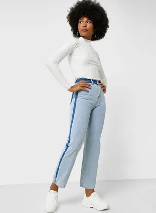 Side Detail Jeans 