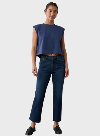 High Waist Bootcut Jeans 