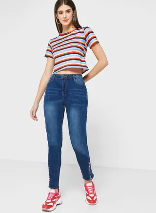 Skinny Fit Classic Jeans 
