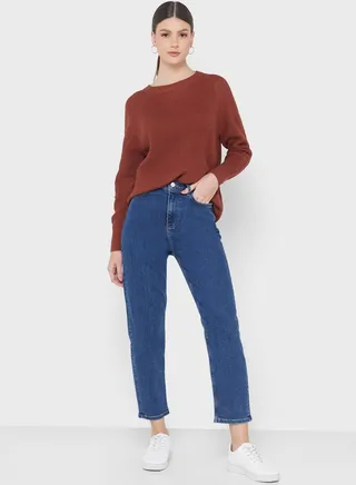 High Waist Mom Jeans 