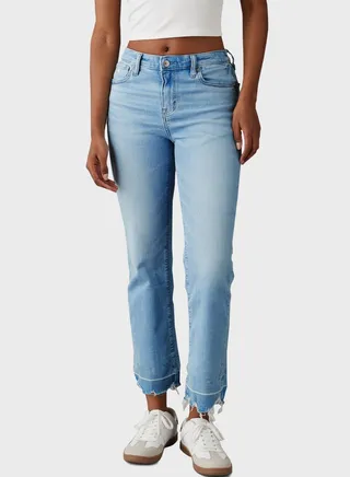 High Waist Bootcut Jeans 