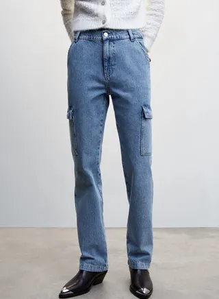 Pocket Detail Jeans 