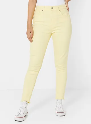 Casual Jeans Yellow 