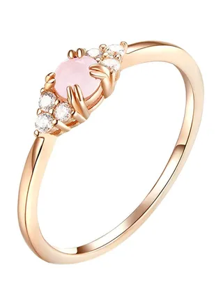 925 Sterling Silver Crystal Studded Ring 