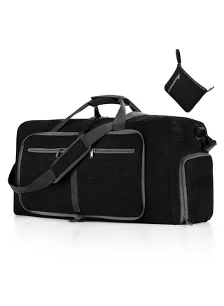 COOLBABY Travel Duffle Bag 115L Foldable Travel Duffel Bag with Shoes Compartment Overnight Bag for Men Women Waterproof & Tear Resistant 