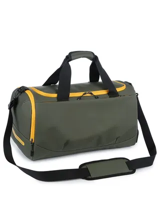 COOLBABY Men's And Women's Travel Duffle Bag Gym Bag With Shoe Compartment Gym Bag With Wet Towel Waterproof Pocket For Travel Outdoor Workout Overnight And Weekend 