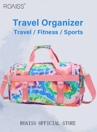 New Trend Travel Duffel Bag Sports Gym Tote Bag Shoulder Crossbody Overnight Bag for Women Men Weekender Labor Delivery Bag 