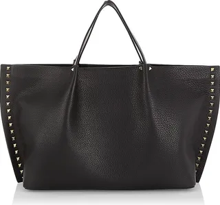 Rockstud Medium Leather Tote