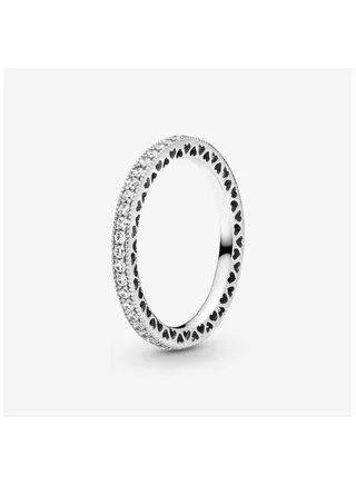 Pandora sparkling heart ring 