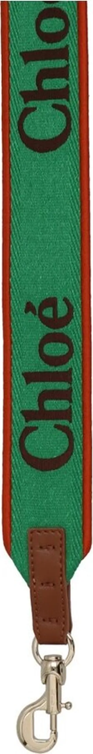 Chloé Logo Embroidered Shoulder Strap