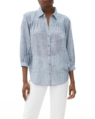 Robyn Striped Button-Down Shirt