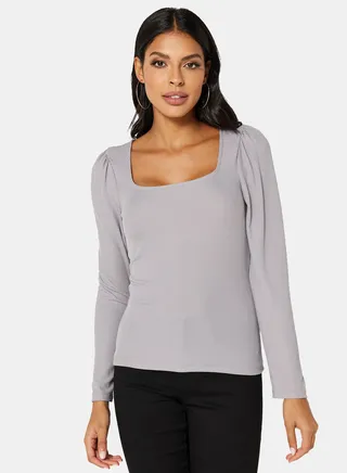 Solid Ribbed Top 