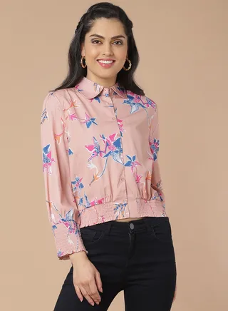 Casual All Over Print Shirt Multicolour 