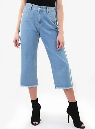 Ankle Denim Jeans Blue 
