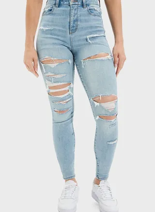 Ripped Skinny Jeans 
