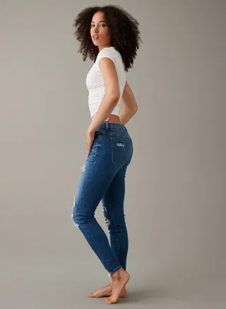 AE Next Level Patched Low-Rise Curvy Jegging 