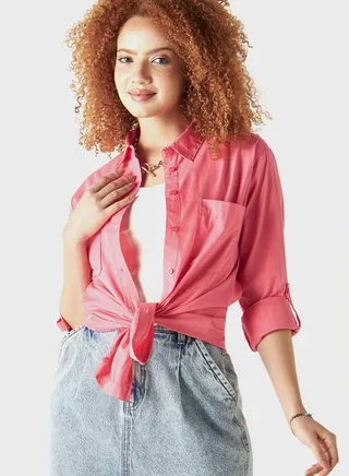 Button Down Denim Shirt